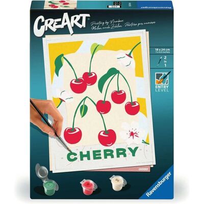 Ravensburger CreArt - Peinture par Numéros Cerise - Enfants & Adultes - Publicité Ravensburger CreArt - Peinture par Numéros Cerise - Enfants & Adultes - Publicité