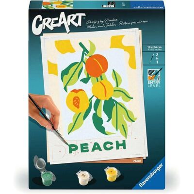 Ravensburger CreArt - Pfirsiche Malset - Entspannung & Dekoration Ravensburger CreArt - Pfirsiche Malset - Entspannung & Dekoration