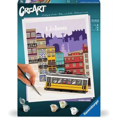 Ravensburger Kleur- op- Nummer Kit Lissabon Ravensburger Kleur- op- Nummer Kit Lissabon