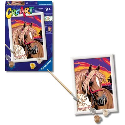 Ravensburger - Creart Serie E Classic - Cavallo Romantic - Kunstset Ravensburger - Creart Serie E Classic - Cavallo Romantic - Kunstset