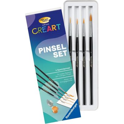Ravensburger Paint-by-Numbers 25559 - Brush Set - Kids 7+ and Adults Ravensburger Paint-by-Numbers 25559 - Brush Set - Kids 7+ and Adults