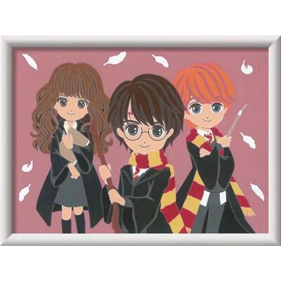 Ravensburger Kit Peinture Groupe Harry Potter - Pour Enfants - Publicité Ravensburger Kit Peinture Groupe Harry Potter - Pour Enfants - Publicité