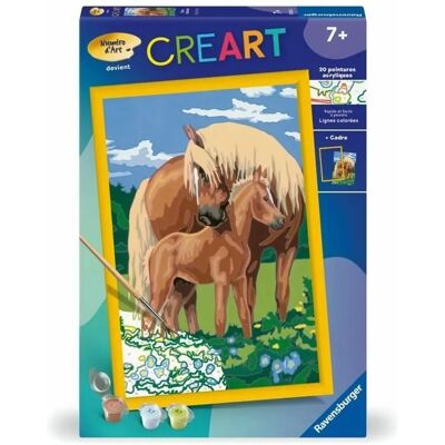 Ravensburger Kids 31x21cm Kit di Pittura Numerata - Kids Kit Ravensburger Kids 31x21cm Kit di Pittura Numerata - Kids Kit
