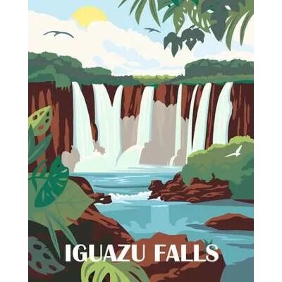 Ravensburger 25894 CreArt - Cascades Iguazu - Malen nach Zahlen für Erwachsene Ravensburger 25894 CreArt - Cascades Iguazu - Malen nach Zahlen für Erwachsene