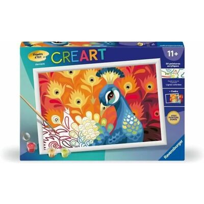 Kit de peinture par numéros pour enfants Ravensburger Pigeon 31x21cm - Numéro d'Art - 9+ - Publicité Kit de peinture par numéros pour enfants Ravensburger Pigeon 31x21cm - Numéro d'Art - 9+ - Publicité