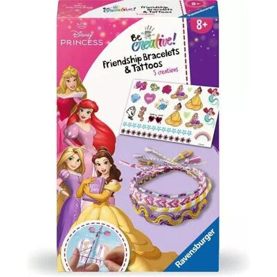Ravensburger Bastelset - Freundschaftsbändchen & Tattoos Disney Prinzessinnen Ravensburger Bastelset - Freundschaftsbändchen & Tattoos Disney Prinzessinnen