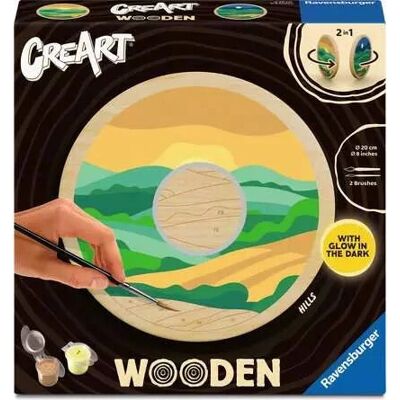 Ravensburger 25923 Arte in Legno - Dipingi con i Numeri - Paesaggio Montano - Attività Rilassante e Creativa Ravensburger 25923 Arte in Legno - Dipingi con i Numeri - Paesaggio Montano - Attività Rilassante e Creativa