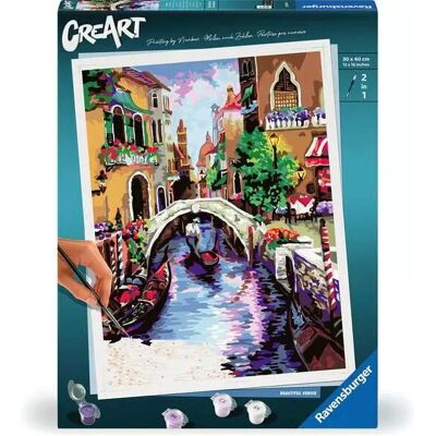 Ravensburger CreArt - Malen nach Zahlen - Beautiful Venice - Malbuch Ravensburger CreArt - Malen nach Zahlen - Beautiful Venice - Malbuch