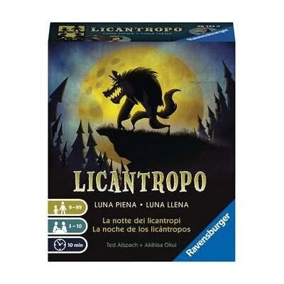 Ravensburger Licantropo Jeu de Cartes - Jeu de Rôle en Famille - 16 Cartes de Rôle - 3-10 Joueurs Ravensburger Licantropo Jeu de Cartes - Jeu de Rôle en Famille - 16 Cartes de Rôle - 3-10 Joueurs