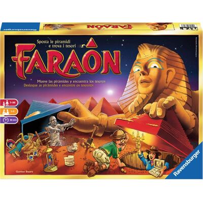 Ravensburger Faraon - Gioco Da Tavolo Viaggio/Avventura - Strategia per 7+ Anni Ravensburger Faraon - Gioco Da Tavolo Viaggio/Avventura - Strategia per 7+ Anni