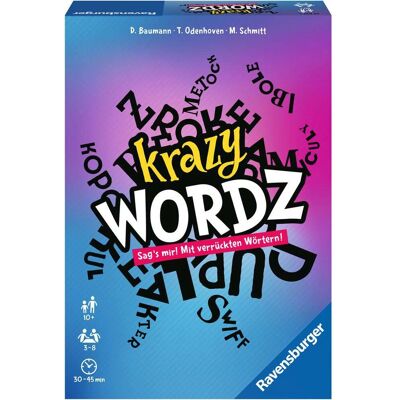 Ravensburger Krazy Wordz Board game Family - For 3-8 Players - Promotes Communication Skills - Fun Party Game Ravensburger Krazy Wordz Board game Family - For 3-8 Players - Promotes Communication Skills - Fun Party Game