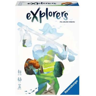 Jeu de société Explorers - Paysages & Aventure - 23x16.5cm Jeu de société Explorers - Paysages & Aventure - 23x16.5cm