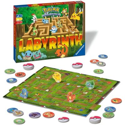 Ravensburger Pokémon Labyrinth - Gra planszowa dla 2-4 graczy Ravensburger Pokémon Labyrinth - Gra planszowa dla 2-4 graczy