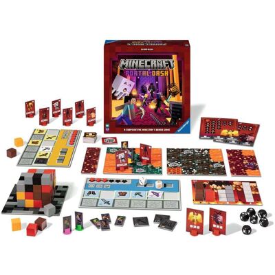 Ravensburger Minecraft Portal Dash - Juego de Mesa Ravensburger Minecraft Portal Dash - Juego de Mesa