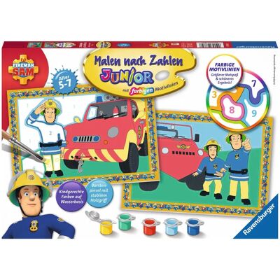 Ravensburger 00.027.772 Malen nach Zahlen - Feuerwehrmann Sam Ravensburger 00.027.772 Malen nach Zahlen - Feuerwehrmann Sam