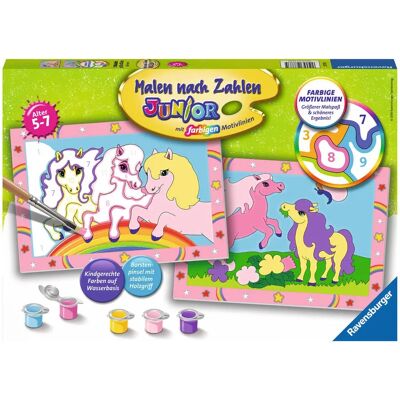 Ravensburger 00.027.773 Dipingi con i Numeri - Ponies Carini - Bambini 5-7 Ravensburger 00.027.773 Dipingi con i Numeri - Ponies Carini - Bambini 5-7