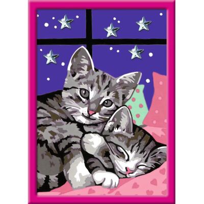 Kit Disegno Ravensburger - Numeri da Colorare - Gatti Addormentati Kit Disegno Ravensburger - Numeri da Colorare - Gatti Addormentati