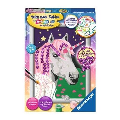 Ravensburger Einhorn Malen nach Zahlen Set - Kinderkunstset Ravensburger Einhorn Malen nach Zahlen Set - Kinderkunstset