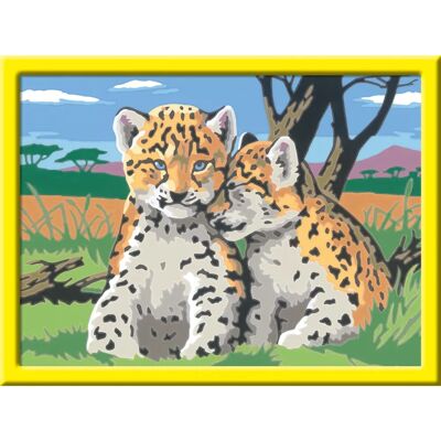 Ravensburger Kit de Peinture - Petit Léopard - Multicolore - Publicité Ravensburger Kit de Peinture - Petit Léopard - Multicolore - Publicité