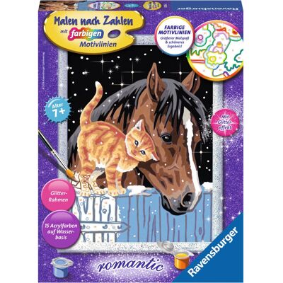 Ravensburger Föl med Kattungar - Måla efter Nummer Ravensburger Föl med Kattungar - Måla efter Nummer