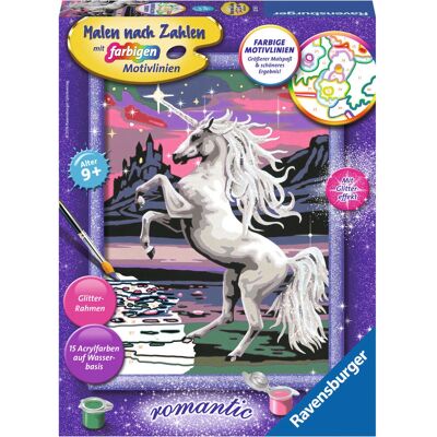 Ravensburger 28563 Kit di Dipingere con Numeri - Unicorno Ravensburger 28563 Kit di Dipingere con Numeri - Unicorno