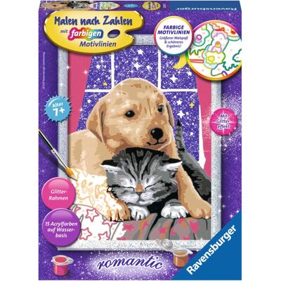 Ravensburger Malen nach Zahlen - Flauschige Freunde - 18x24 cm Ravensburger Malen nach Zahlen - Flauschige Freunde - 18x24 cm