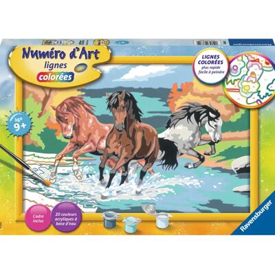 Ravensburger Horde of Horses - Livre de Coloriage pour Enfants 9+ Ravensburger Horde of Horses - Livre de Coloriage pour Enfants 9+