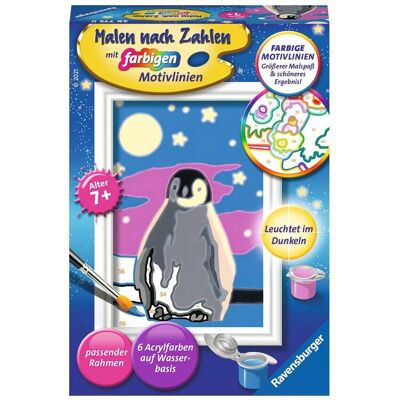 Ravensburger Malen Nach Zahlen - Kleiner Pinguin - Kinder Ab 7 Jahren Ravensburger Malen Nach Zahlen - Kleiner Pinguin - Kinder Ab 7 Jahren