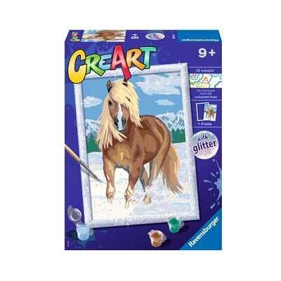 Ravensburger Le Cheval Royal Kit de Peinture par Numéros - Publicité Ravensburger Le Cheval Royal Kit de Peinture par Numéros - Publicité
