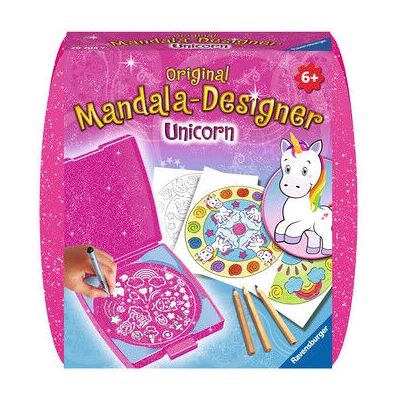 Ravensburger 00.029.704 Kinder tekensjabloonset - Mini Mandala Eenhoorn Ravensburger 00.029.704 Kinder tekensjabloonset - Mini Mandala Eenhoorn