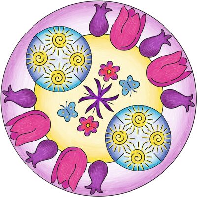 Ravensburger Papillons & Fleurs Kit d'Art Puzzle - Type de Puzzle - Publicité Ravensburger Papillons & Fleurs Kit d'Art Puzzle - Type de Puzzle - Publicité