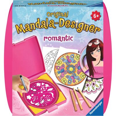Ravensburger Mini Mandala - Romantyczny, Wielokolorowy, Dla Dzieci 6+ Ravensburger Mini Mandala - Romantyczny, Wielokolorowy, Dla Dzieci 6+