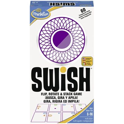 ThinkFun Swish - Jeu de cartes spatial pour famille, 8+ - Publicité ThinkFun Swish - Jeu de cartes spatial pour famille, 8+ - Publicité