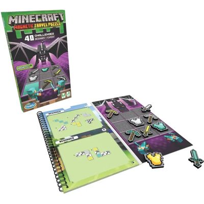 Ravensburger Minecraft: Cestovní Magnetické Puzzle - ThinkFun Minecraft Magnetická Hra Ravensburger Minecraft: Cestovní Magnetické Puzzle - ThinkFun Minecraft Magnetická Hra