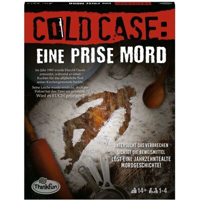 Ravensburger Cold Case: Eine Prise Mord Brettspiel Detective - Gesellschaftsspiel Ravensburger Cold Case: Eine Prise Mord Brettspiel Detective - Gesellschaftsspiel