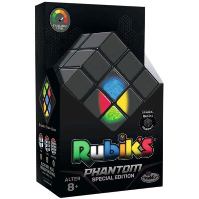 ThinkFun Rubik's Phantom - Thermochromischer 3x3-Zauberwürfel in Schwarz ThinkFun Rubik's Phantom - Thermochromischer 3x3-Zauberwürfel in Schwarz