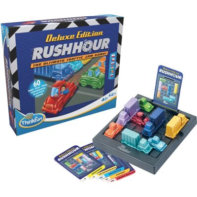 Ravensburger ThinkFun Rush Hour Édition Deluxe - Jeu de Puzzle - Publicité Ravensburger ThinkFun Rush Hour Édition Deluxe - Jeu de Puzzle - Publicité
