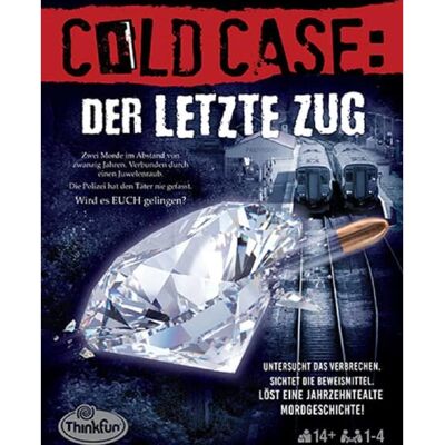 Ravensburger ThinkFun - Cold Case: Der letzte Zug - Rätselspiel ab 14 Ravensburger ThinkFun - Cold Case: Der letzte Zug - Rätselspiel ab 14