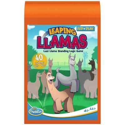 ThinkFun Leaping Llamas - Flip N' Play - 40 Challenges - Board game ThinkFun Leaping Llamas - Flip N' Play - 40 Challenges - Board game
