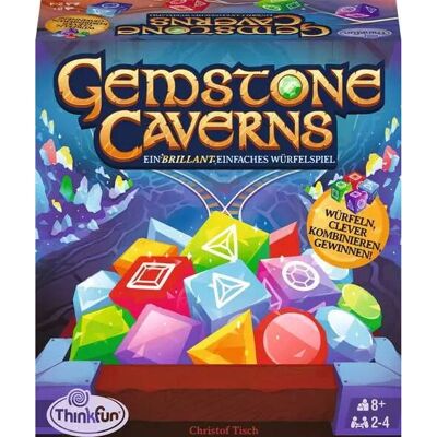 ThinkFun Gemstone Caverns - Strategisches Roll & Write Spiel ThinkFun Gemstone Caverns - Strategisches Roll & Write Spiel