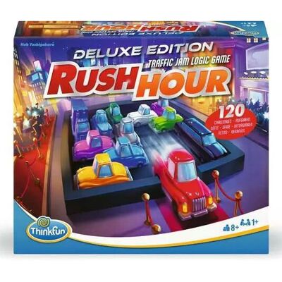 ThinkFun Rush Hour Édition Deluxe - Jeu de logique pour 8+ ans - Publicité ThinkFun Rush Hour Édition Deluxe - Jeu de logique pour 8+ ans - Publicité