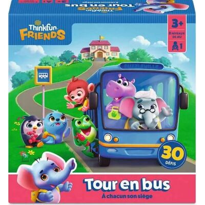 ThinkFun - Friends Bus Tour - Jeu de société - Publicité ThinkFun - Friends Bus Tour - Jeu de société - Publicité