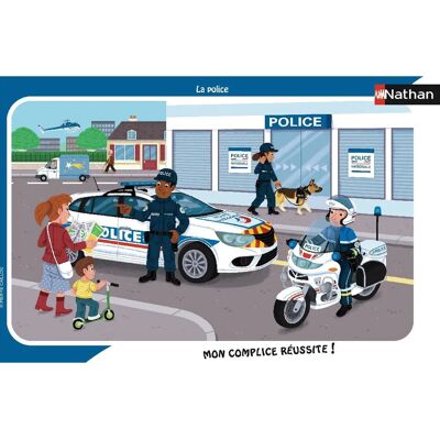 Ravensburger Nathan Rompecabezas - La Policía - Marco para rompecabezas Ravensburger Nathan Rompecabezas - La Policía - Marco para rompecabezas