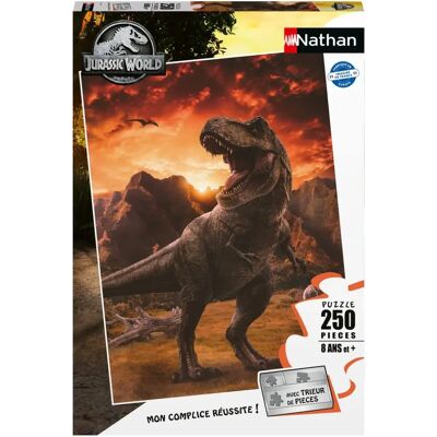 Nathan Jurassic World 3 - Puzzle 250 Stück - T-Rex - Kinder Nathan Jurassic World 3 - Puzzle 250 Stück - T-Rex - Kinder