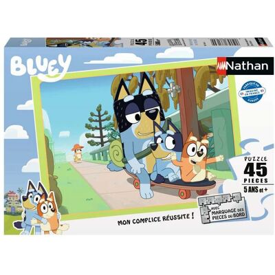 Nathan Rompecabezas - 45 piezas - Bluey - Juguete Educativo - Rompecabezas para Niños Nathan Rompecabezas - 45 piezas - Bluey - Juguete Educativo - Rompecabezas para Niños