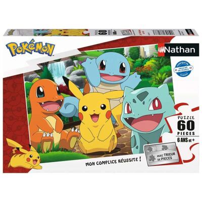 Puzzel Nathan 86187 - Pokémon Park Scene - 60 stuks Puzzel Nathan 86187 - Pokémon Park Scene - 60 stuks