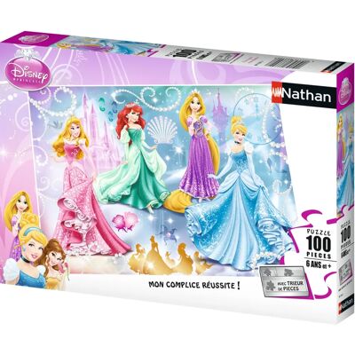 Nathan Glittrande Prinsesspussel - 100 Bitar Disney Barnpussel Nathan Glittrande Prinsesspussel - 100 Bitar Disney Barnpussel