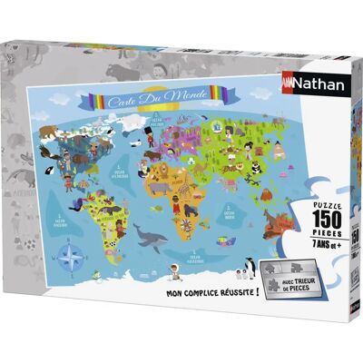 Rompecabezas Mapa del Mundo de 150 Piezas - Juguete Educativo Rompecabezas Mapa del Mundo de 150 Piezas - Juguete Educativo