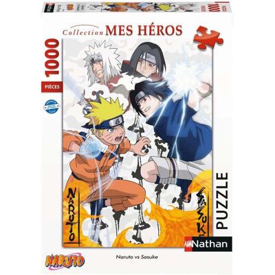 Puzzle Nathan Naruto vs Sasuke - 1000 pièces - 70x50cm Puzzle Nathan Naruto vs Sasuke - 1000 pièces - 70x50cm