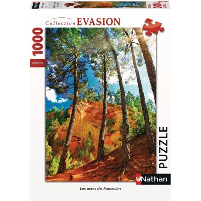 Puzzle Nathan Les Ocres de Roussillon - 1000 Pièces Puzzle Nathan Les Ocres de Roussillon - 1000 Pièces